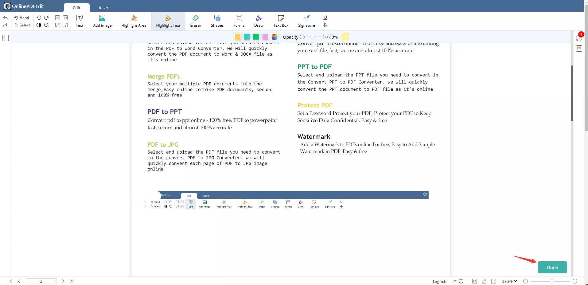 PDF EditorEdit PDF Online for 100 free