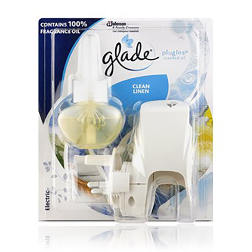 Glade Clean Linen Plug In Air Freshener Unit OPS