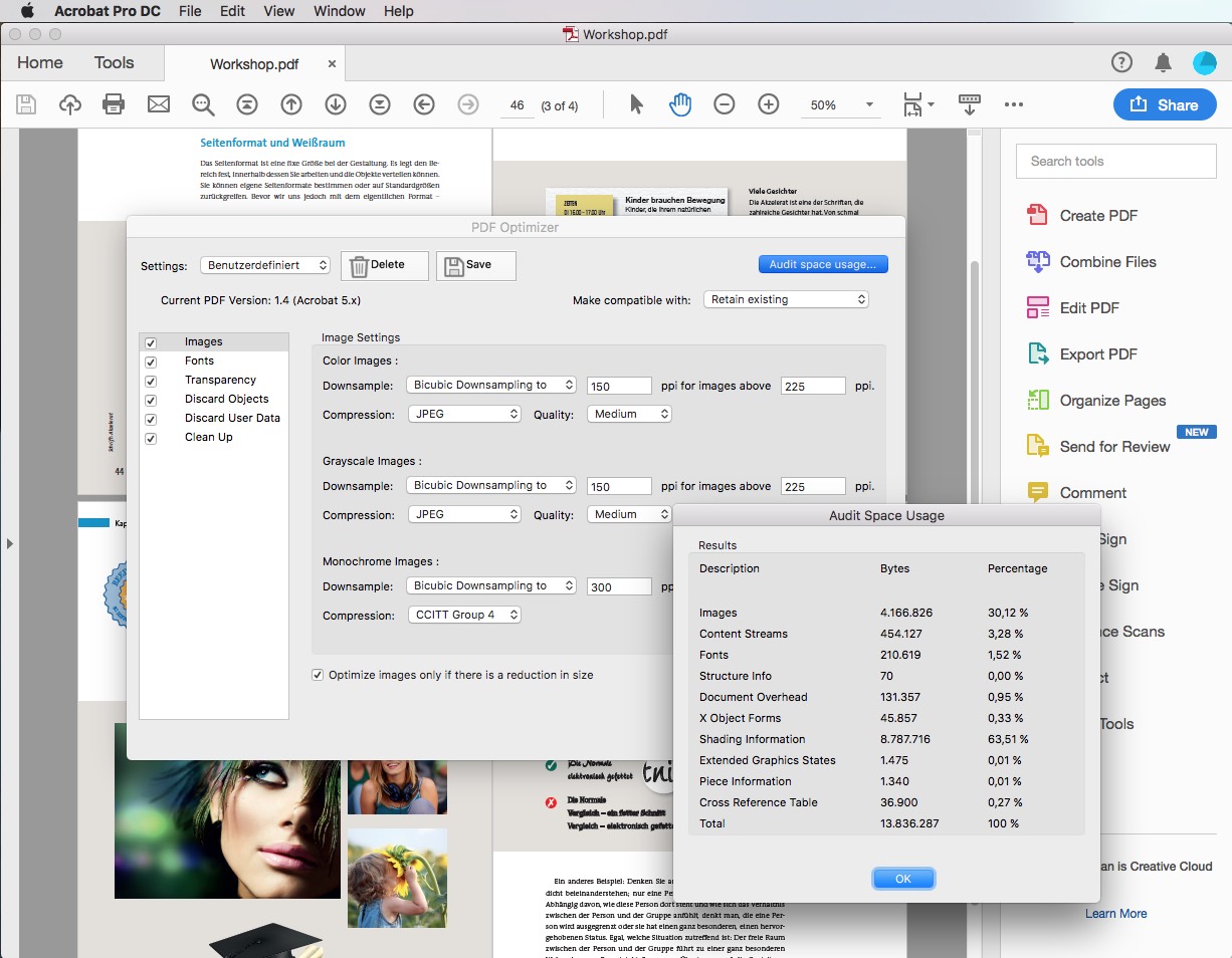 Pdfbestanden verkleinen en geheugenruimte besparen