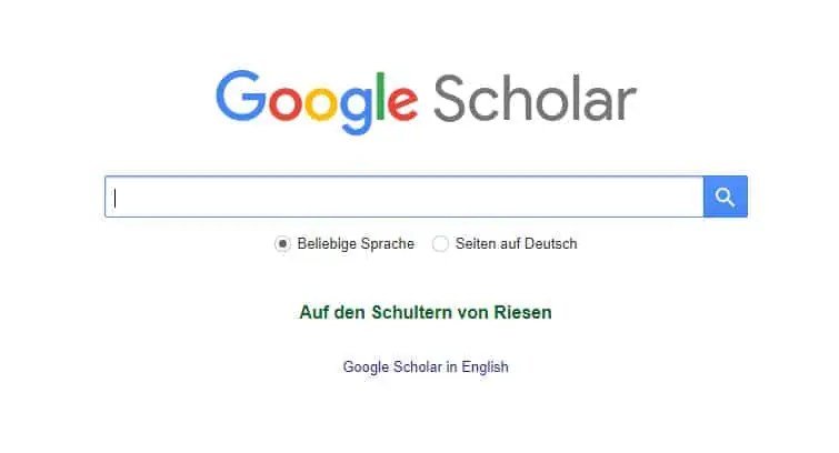 Google Scholar Online Marketing Glossar der OSG
