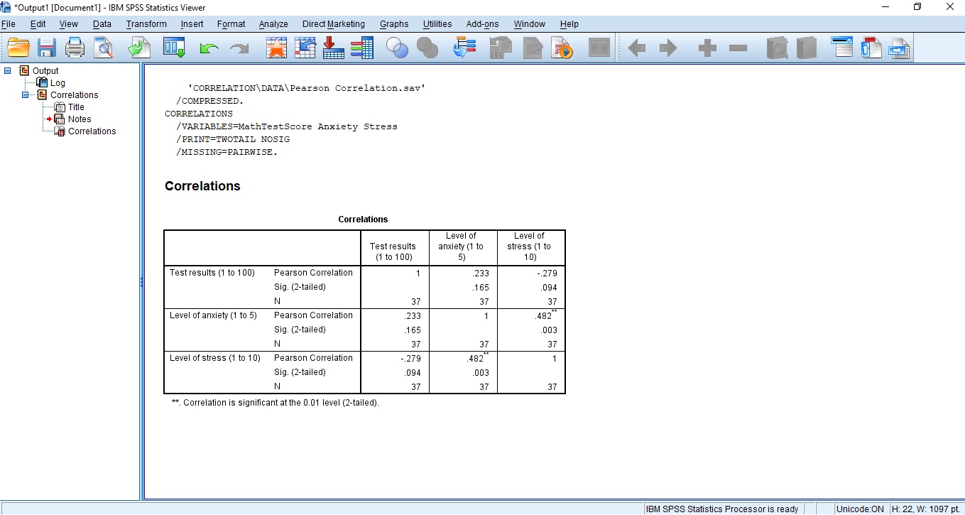 Pearson correlation 3