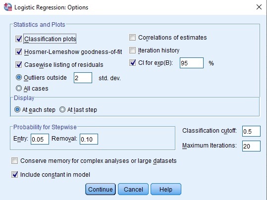 How to Run Simple Logistic Regression Test in SPSS