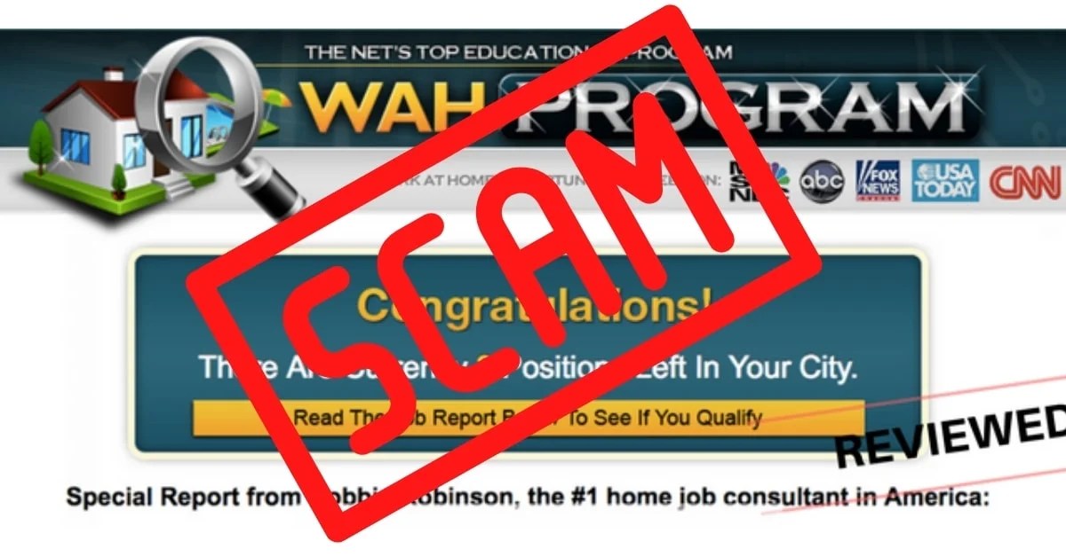 Is the [WAH Program] a Scam or a Legit Work from Home Business