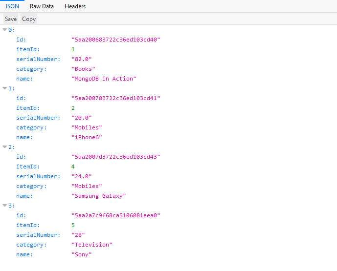 Spring Boot MongoDB Example After Deletemin
