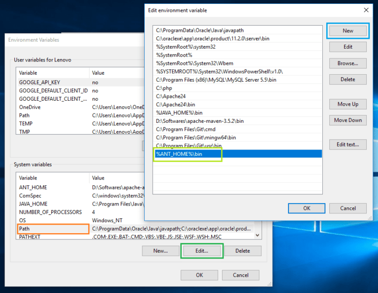 How to Install Ant on Windows 10 Set up Ant_Home on windows 10
