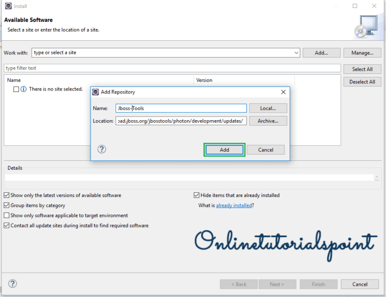 How to Install Hibernate Tools in Eclipse