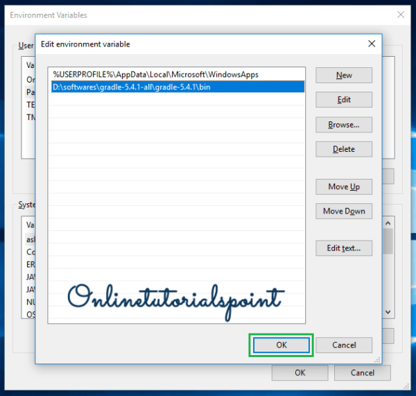 How to install Gradle on Windows 10