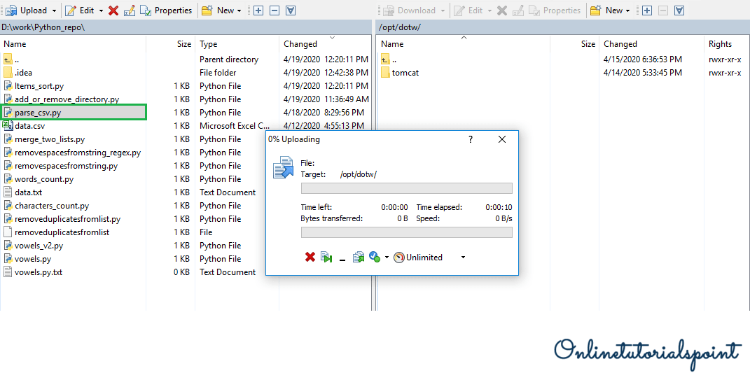 How to Copy Local Files to AWS EC2 instance Manually
