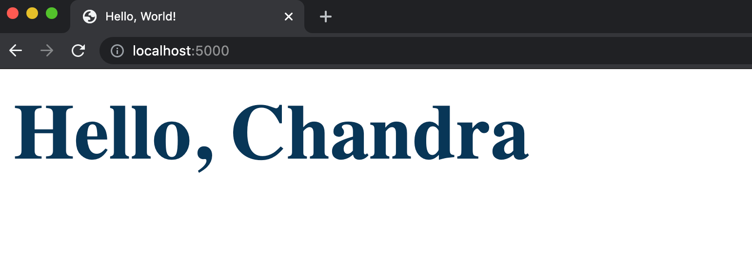 Flask Jinja Templates Example