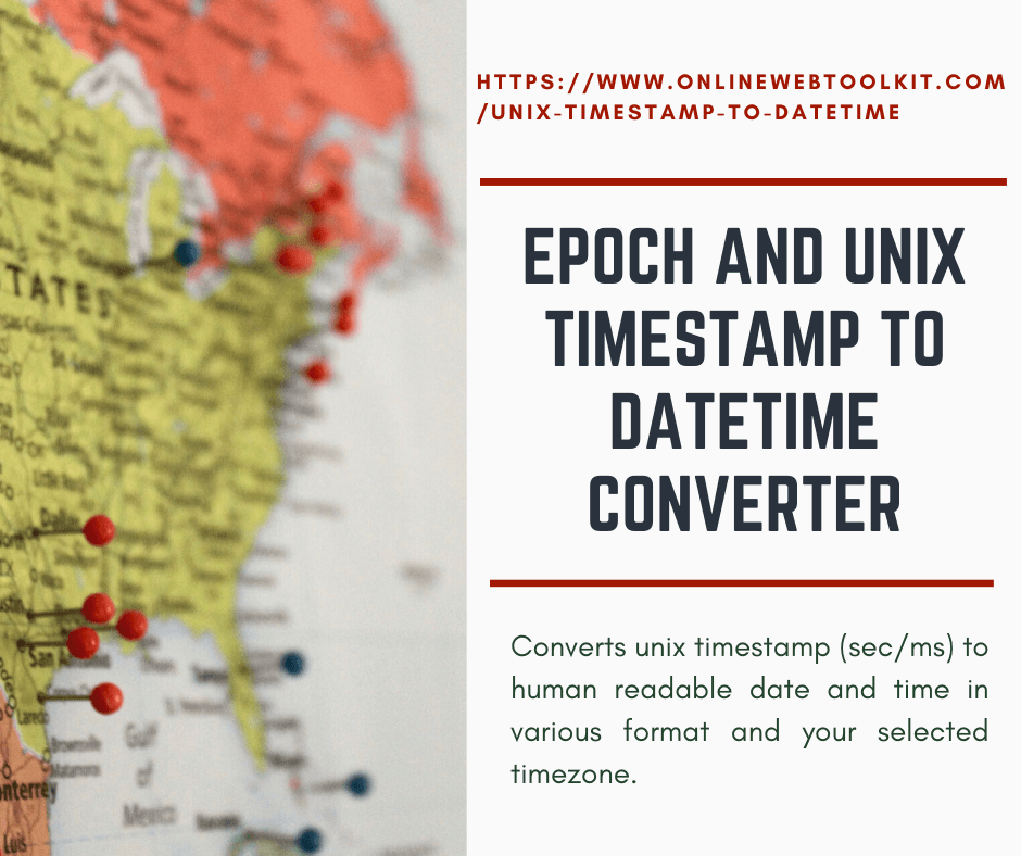Unix Timestamp to Datetime Online Converter