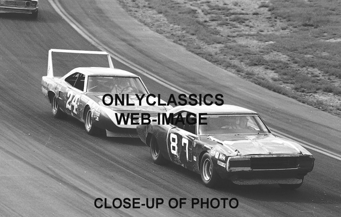 1971 USAC STOCK CAR AUTO RACING POCONO 500 NASCAR PHOTO PLYMOUTH