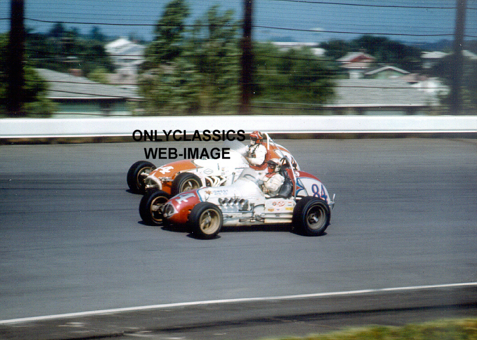 1968 LANGHORNE SPEEDWAY PA KURTIS 4000 OFFY & CHEV V8DIRT SPRINT CAR