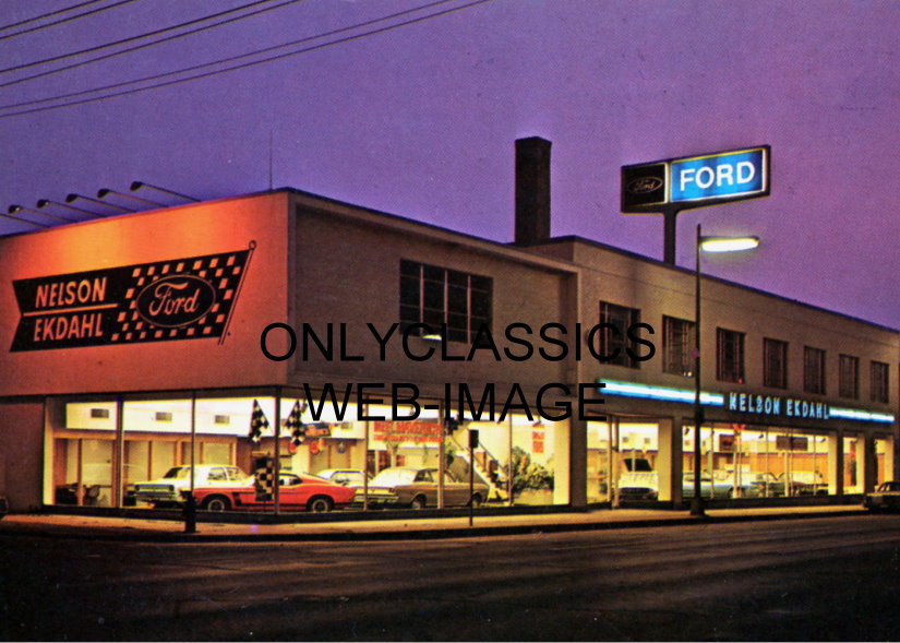 1970 MPLS MN FORD AUTO DEALER SHOWROOM PHOTO MUSTANG BOSS 302WINDOW