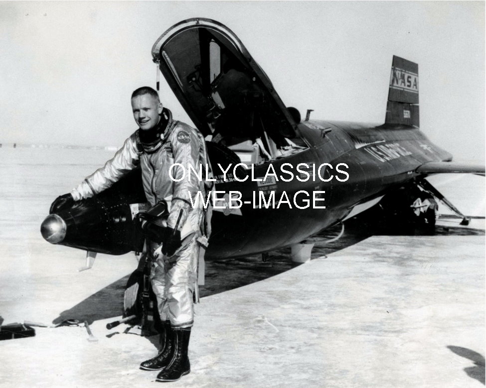 1962 ASTRONAUT NEIL ARMSTRONG NASA X15 JET AIRPLANE PHOTO AVIATION