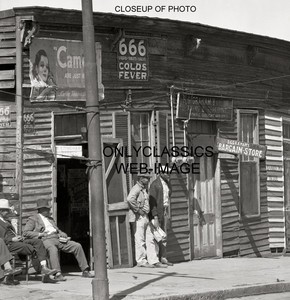 1936 VICKSBURG MISSISSIPPI NEGROES BLACK AMERICANA PHOTO BARBER SHOPS STOREFRONT eBay