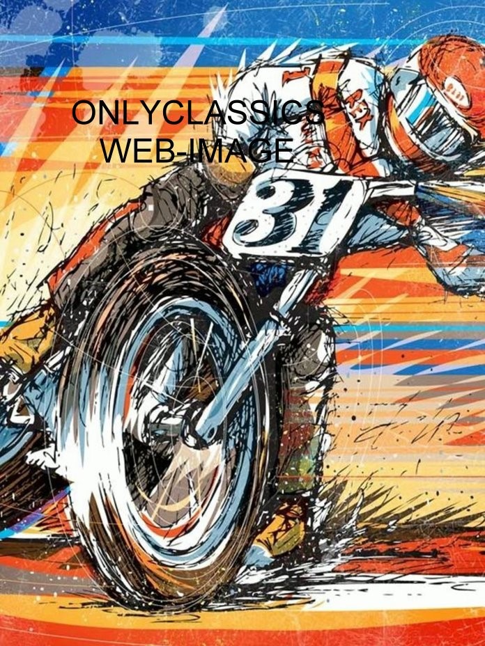 AMA MOTORCYCLE RACING 12X16 ART POSTER FLAT TRACK POWER SLIDE HARLEY