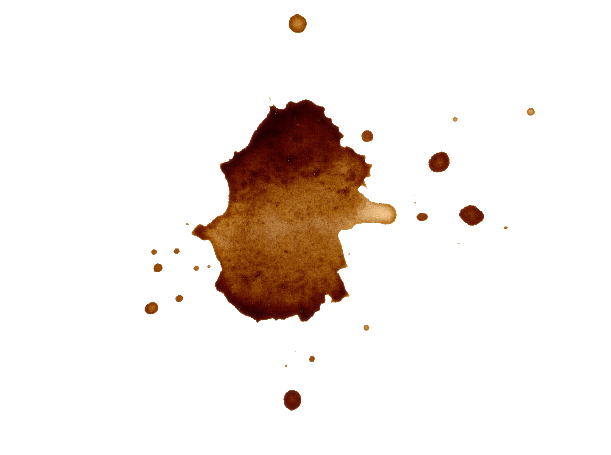 10 Coffee Stains Splatter (PNG Transparent)