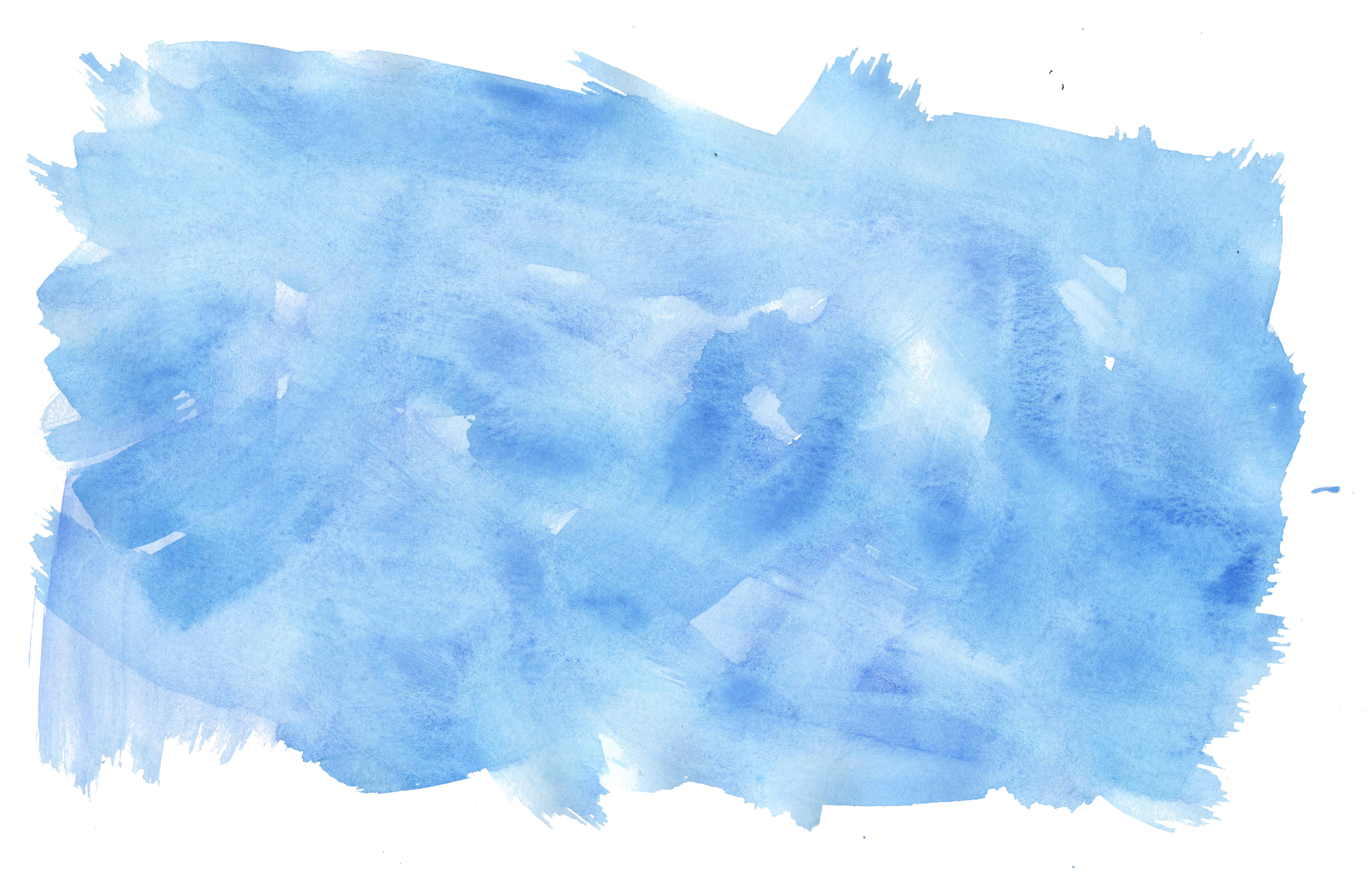 6 Blue Watercolor Texture (JPG) Vol. 2
