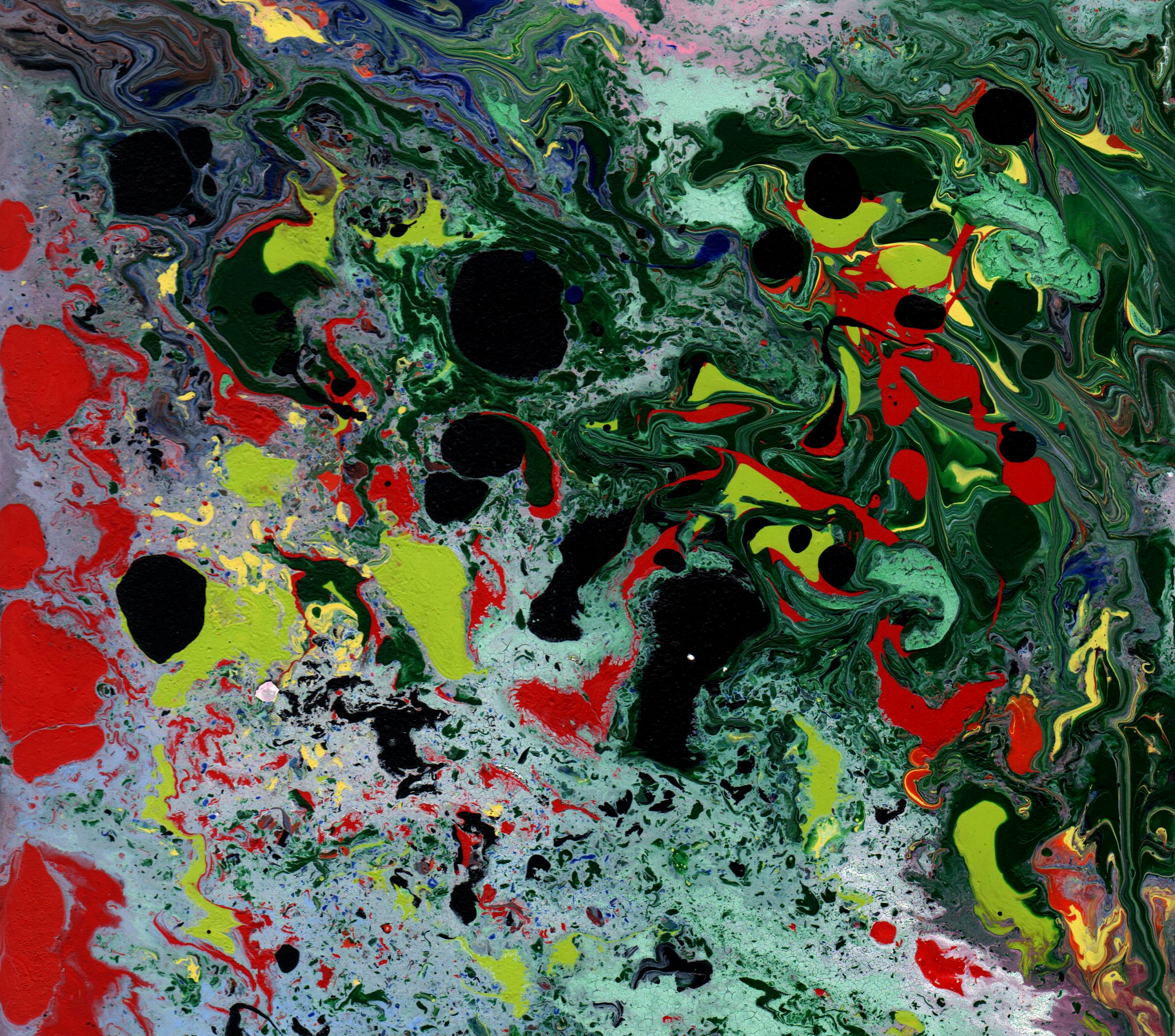 10 Abstract Acrylic Paint Texture (JPG)