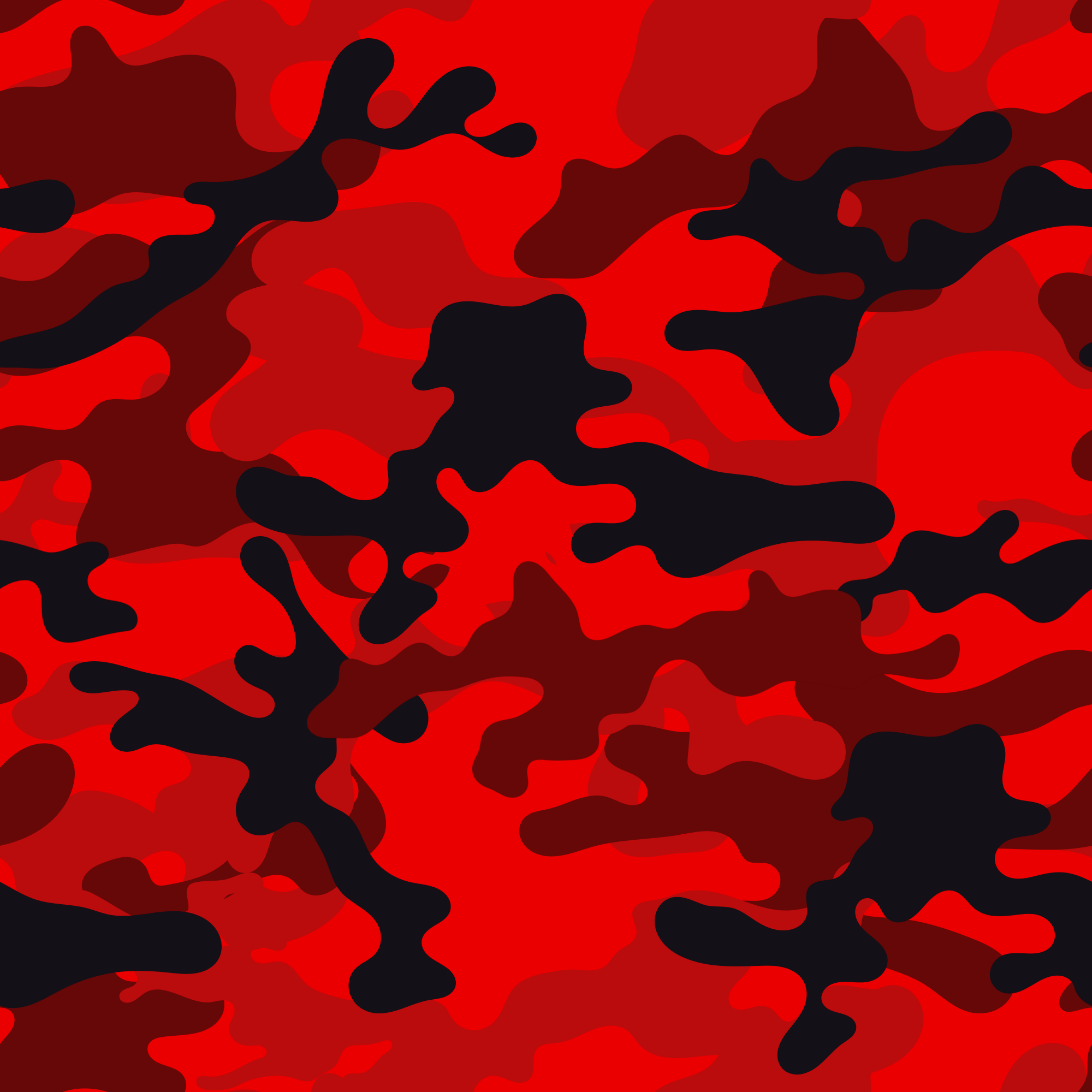 4 Red Camouflage Texture Tile (PNG Transparent)