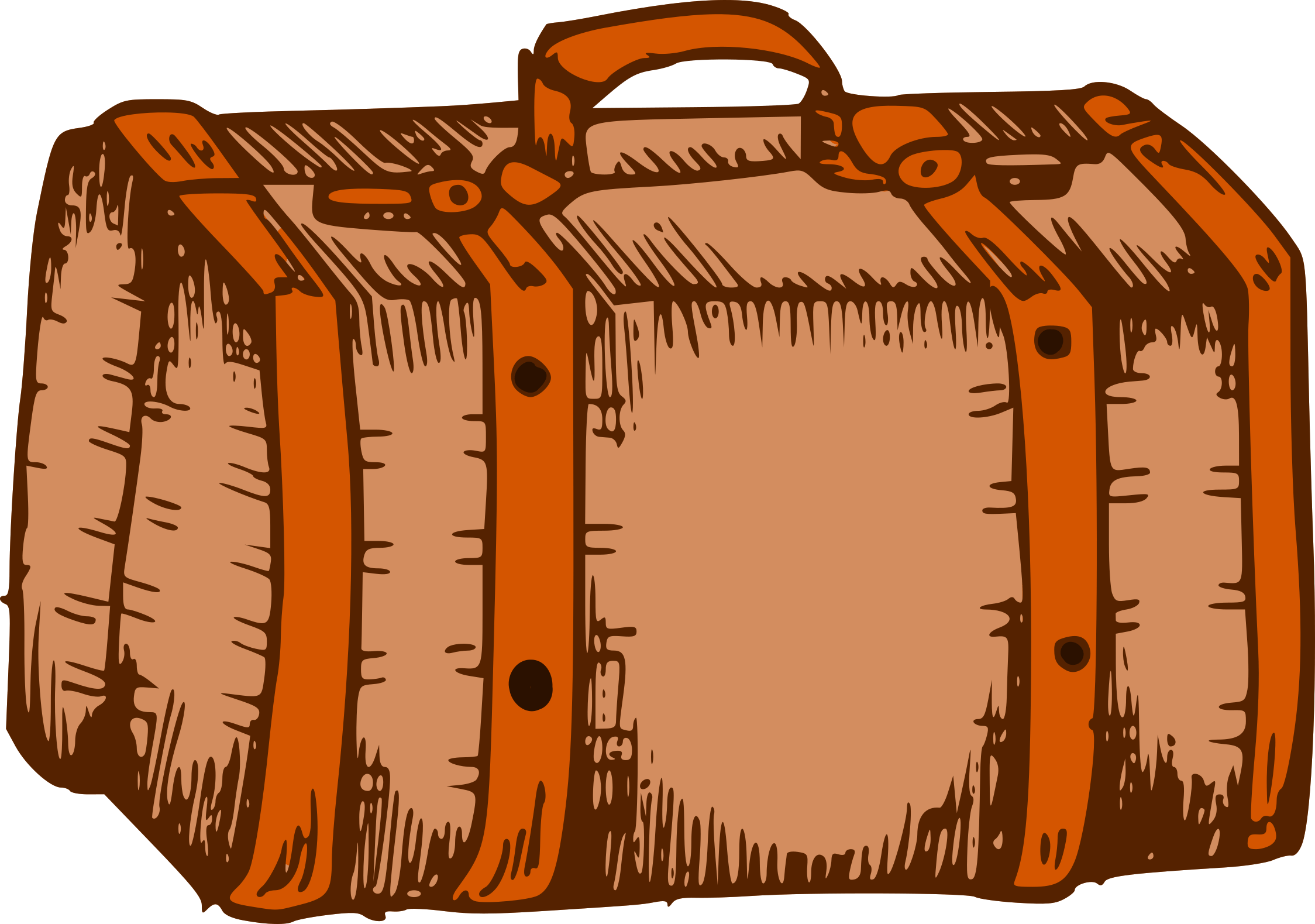 Luggage Drawing PNG Transparent