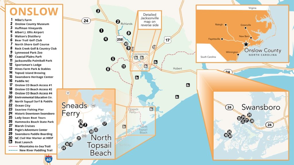 Download the Onslow County Visitor's Guide for Your Trip