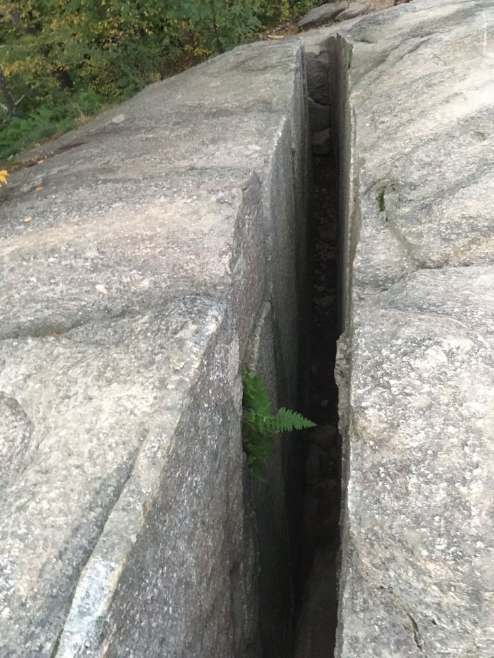 Unique Rock Formations In Massachusetts At Purgatory Chasm