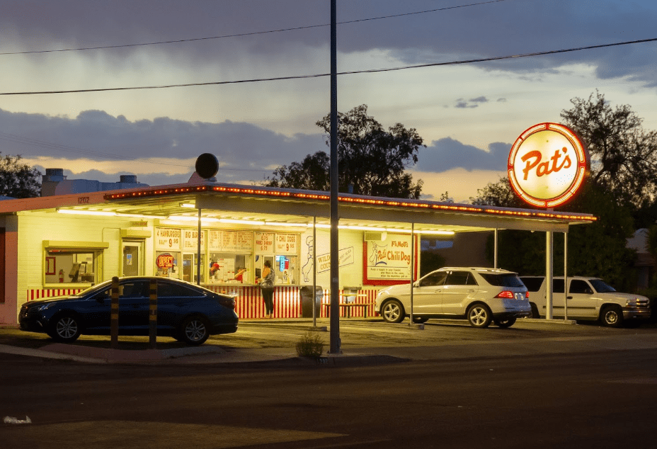 Best DriveIn Restaurants In Arizona Pat's Chili Dogs