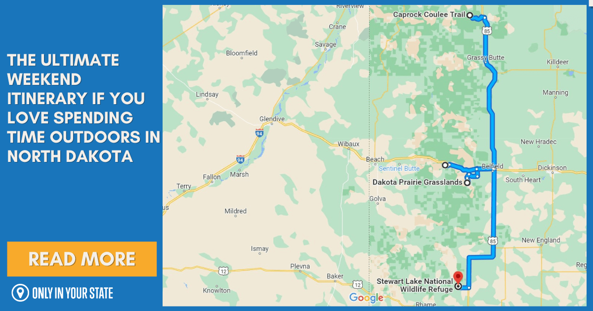 2day Itinerary For Outdoor Adventures & Activities In North Dakota