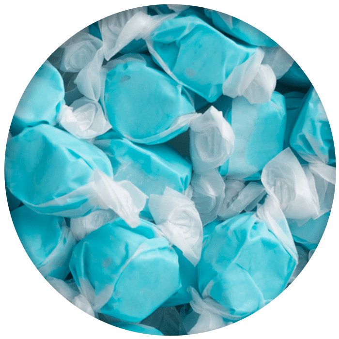 Blue Raspberry Salt Water Taffy Only Kosher Candy