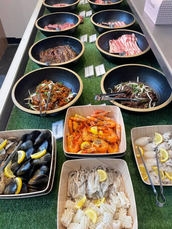 Meating korean BBQ buffet