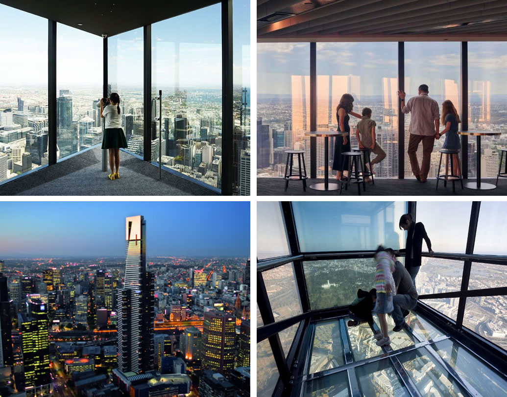 Melbourne Skydeck + Edge Experience Panoramic Views 285 Metres Up