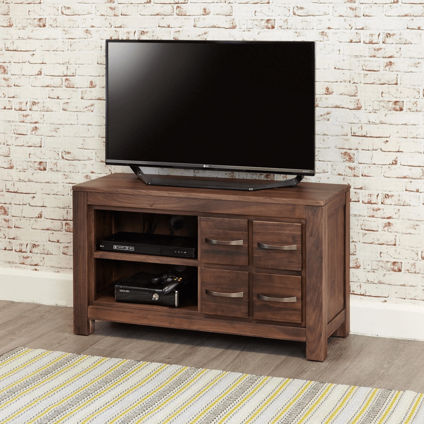 Mayan Walnut Small TV Only Oak Furniture