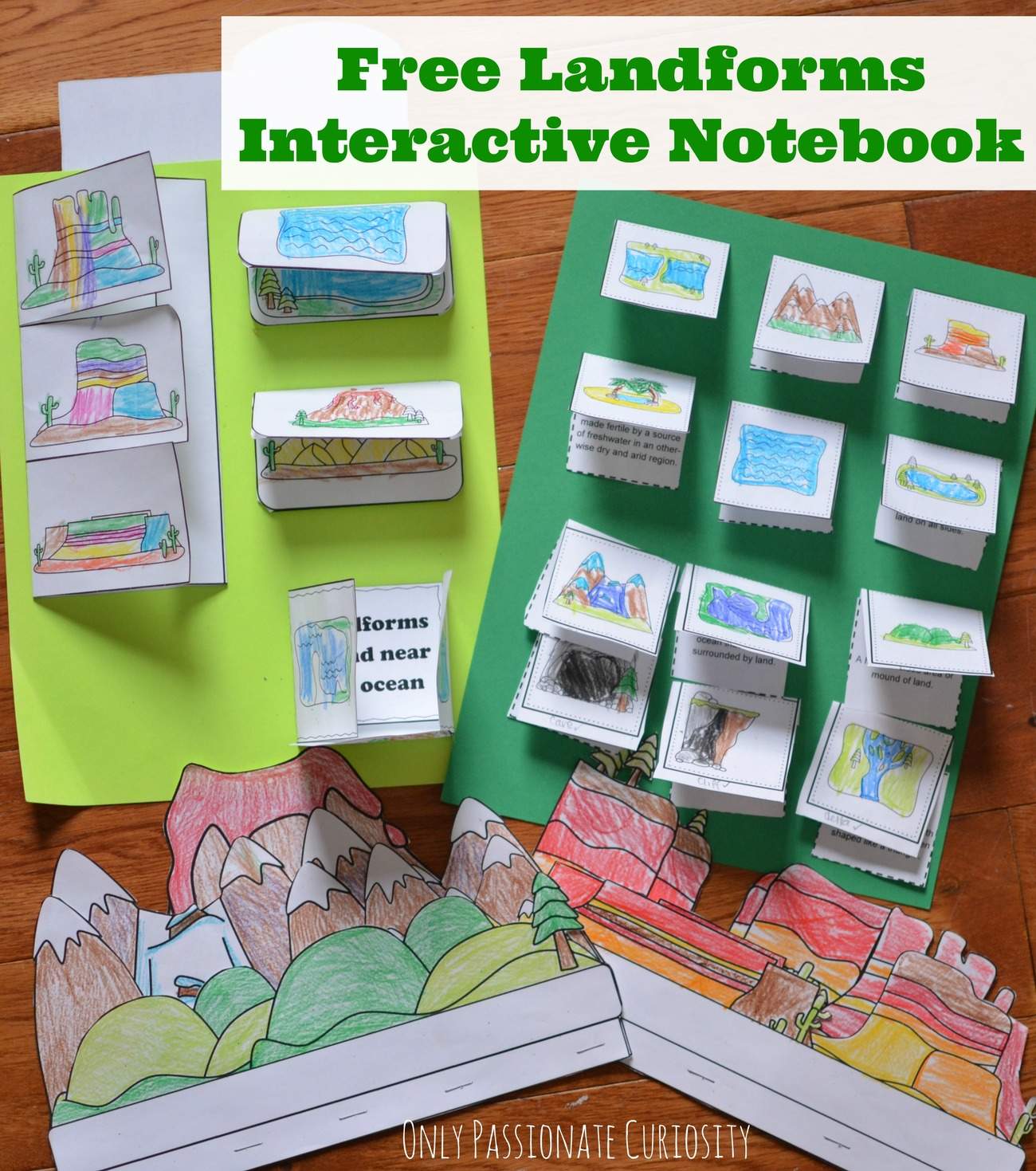 Learning About Landforms FREE Resources and Printables Homeschool