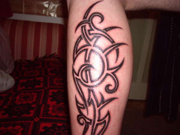 15 Unique Tribal Calf Tattoos Only Tribal