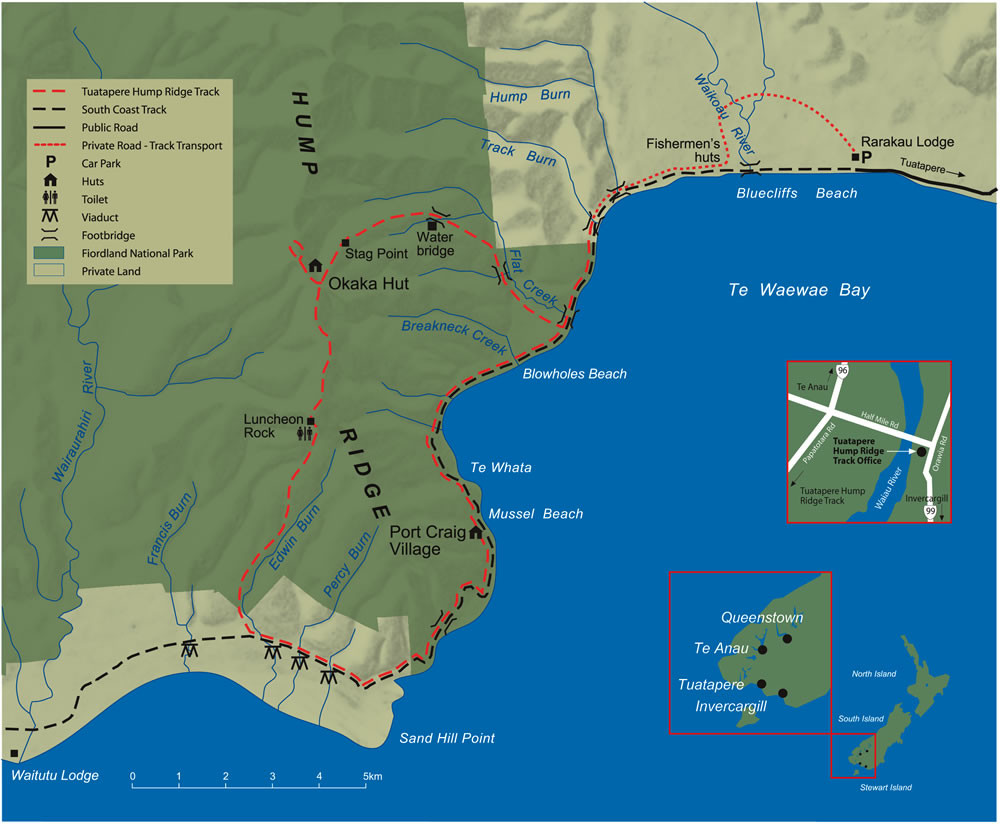 Hump Ridge Track Tuatapere, a newly declared Great Walk