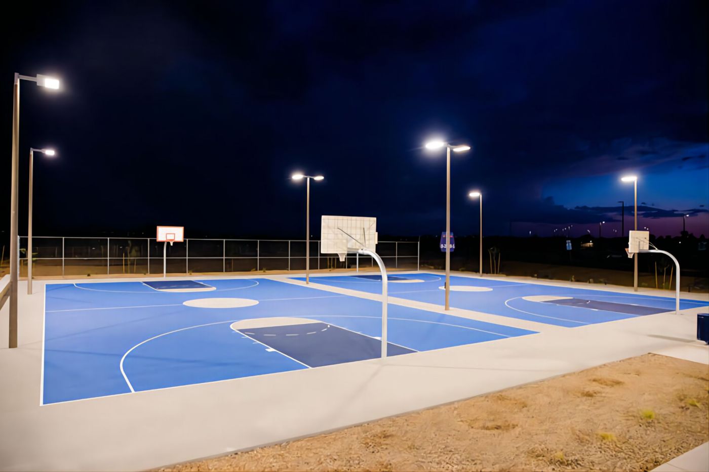 Basketball Court LED Lighting Guide & Solution