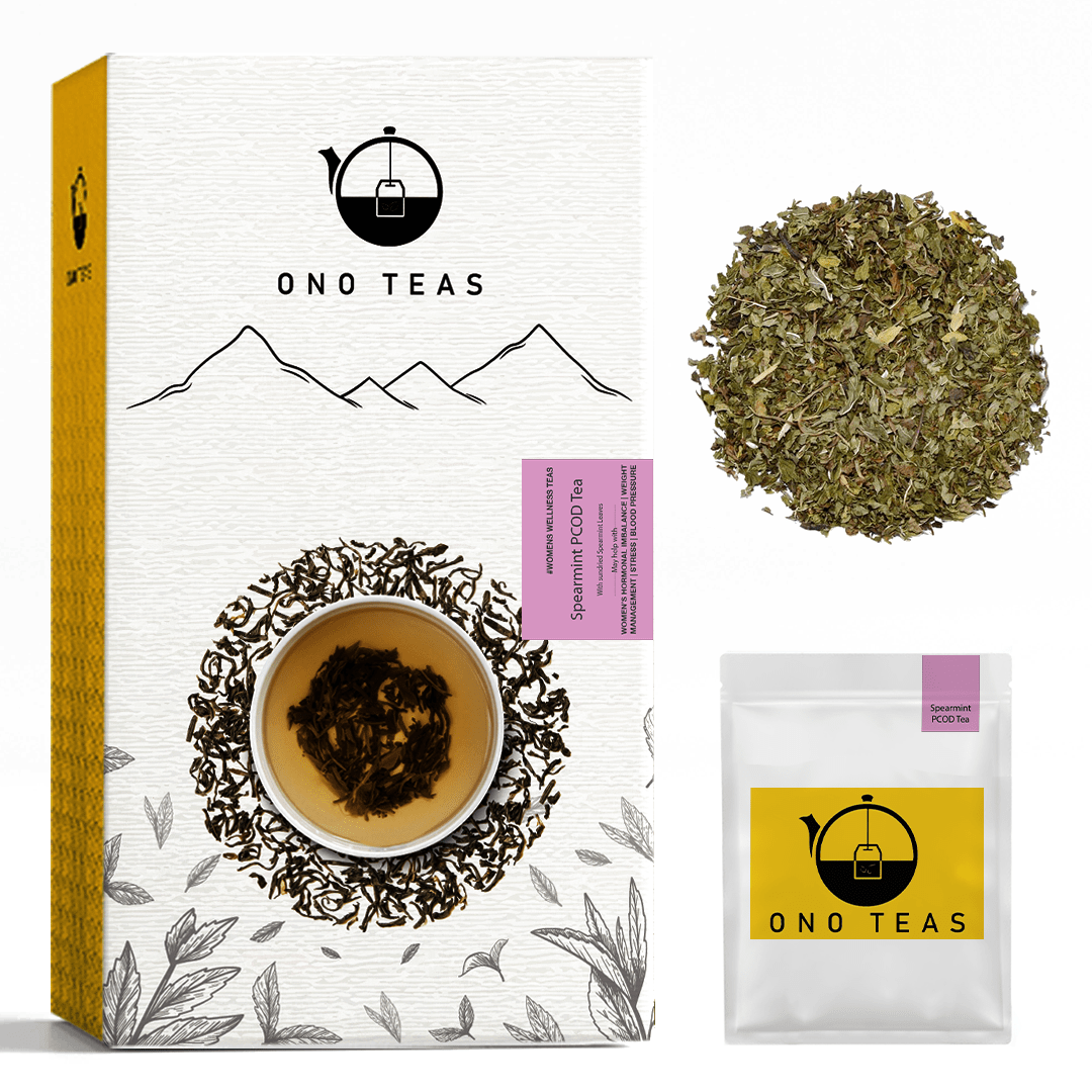 Spearmint PCOD Tea (30 Tea Bags) Ono Teas