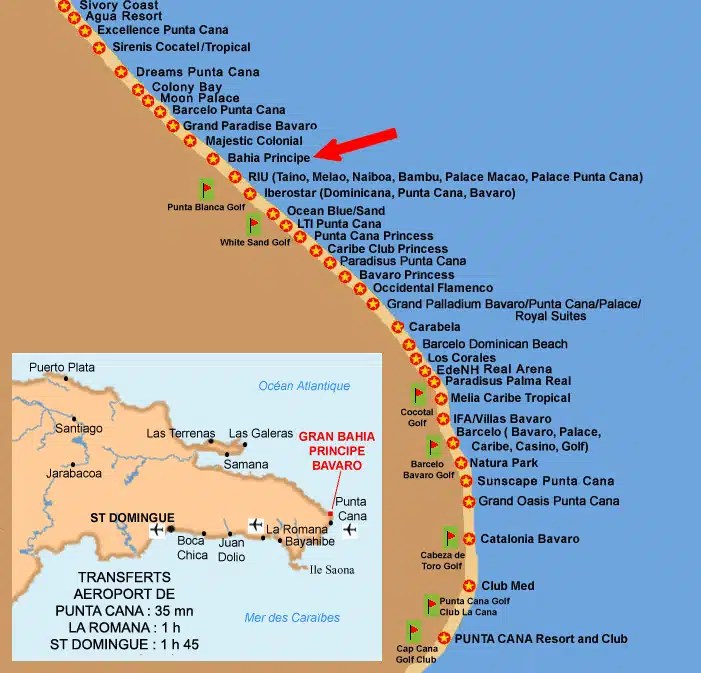 Hôtel 5 étoiles Bahia Principe Grand Bavaro, Punta Cana, Rép