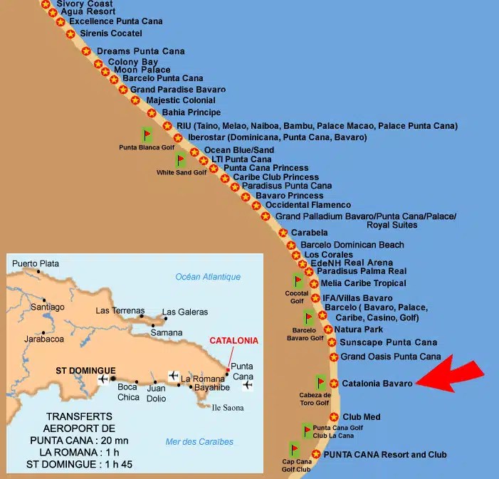 Royalton Bavaro Resort Map