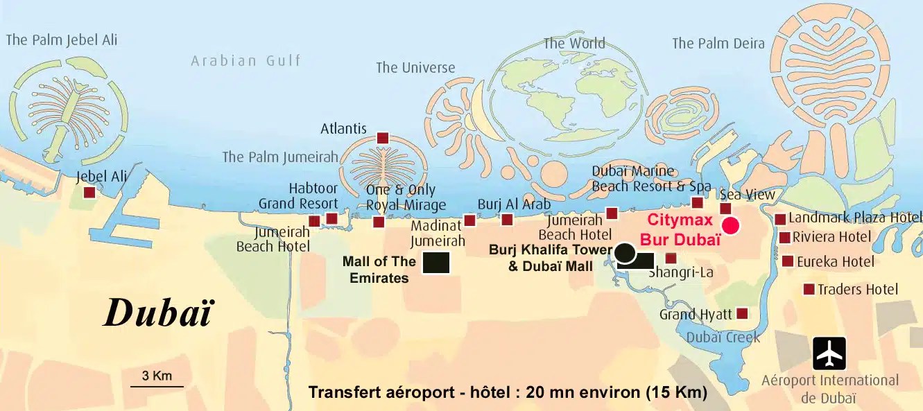 Hôtel 3 étoiles Citymax Bur Dubai, Dubaï, Emirats Arabes Unis Photos