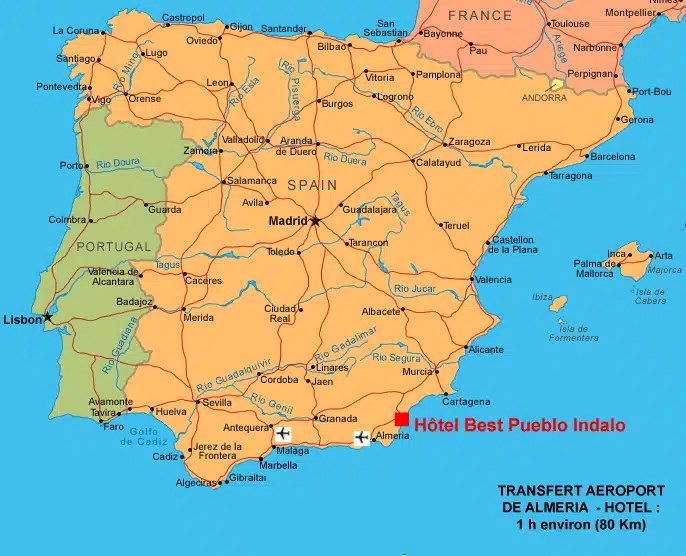 Awasome Mojacar Andalousie Carte References Hôtel 3 étoiles Best Pueblo Indalo, Mojácar, Andalousie Photos