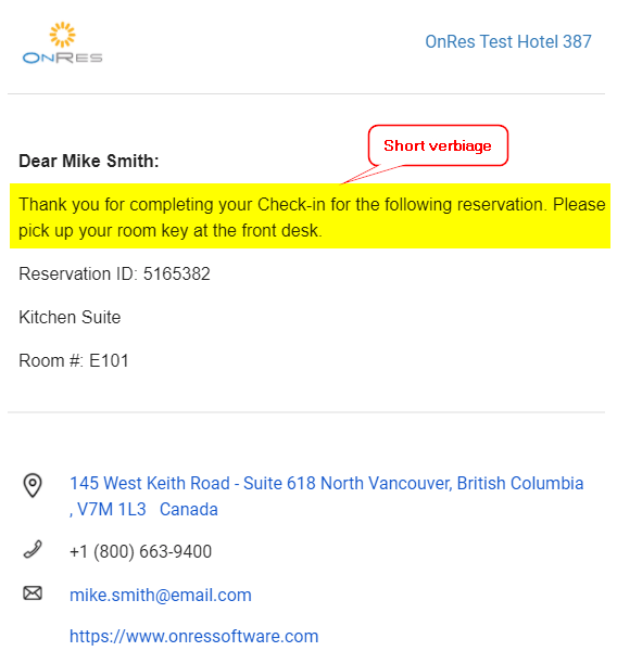 How to setup guest checkin? OnRes