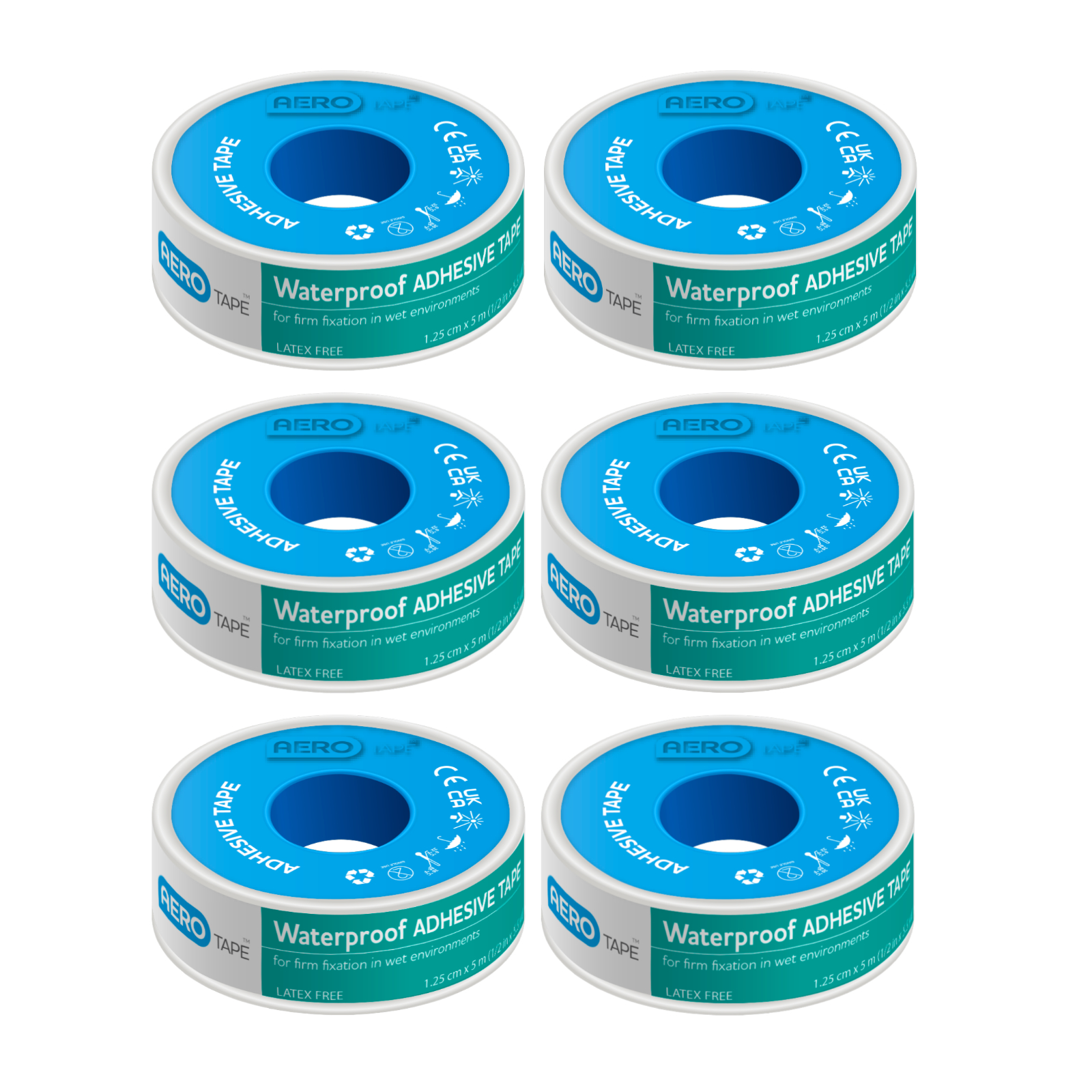 Waterproof Adhesive Tape 1.25cm X 5M Box/6