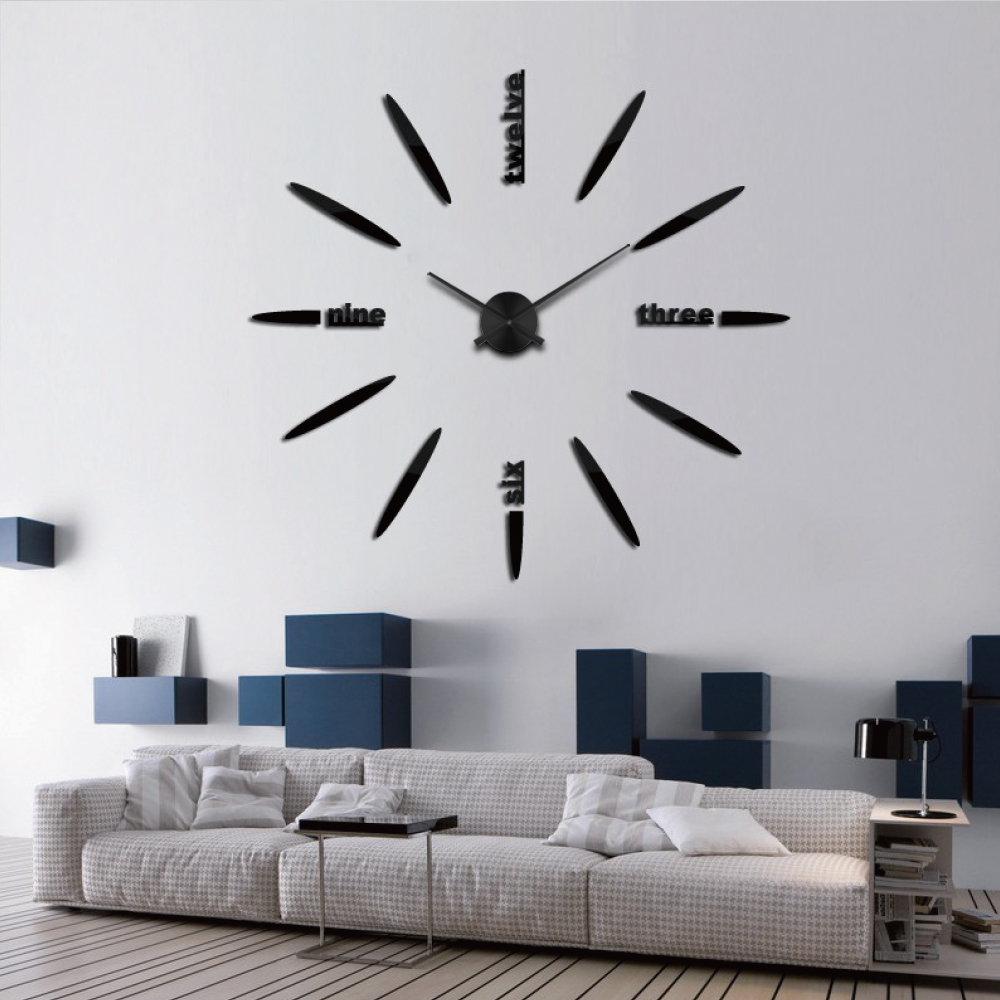 3D Wall Clock Silver OnSuit PVT S.L.