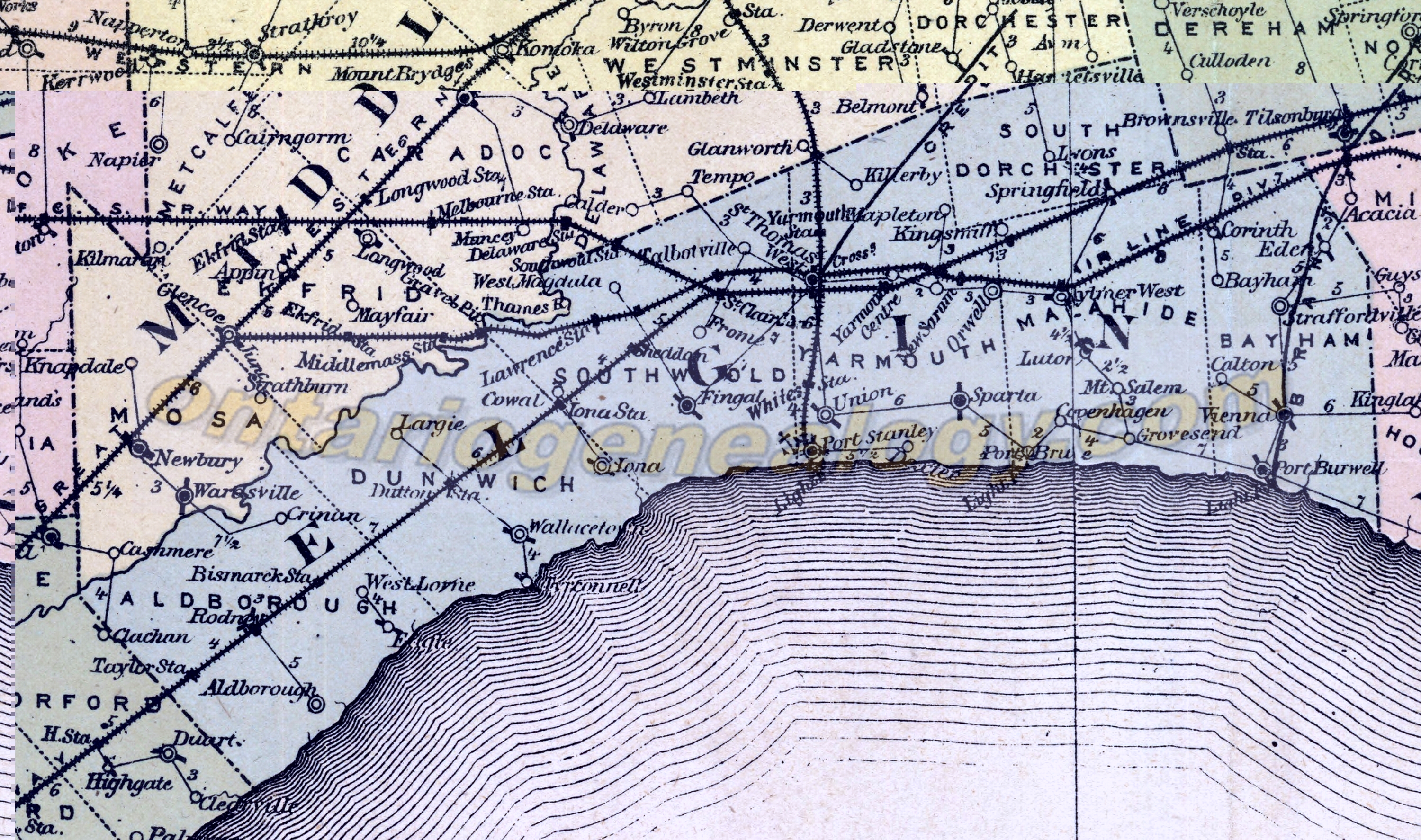 Elgin County Ontario Pioneer History