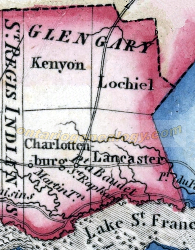 Glengarry County Ontario Pioneer History