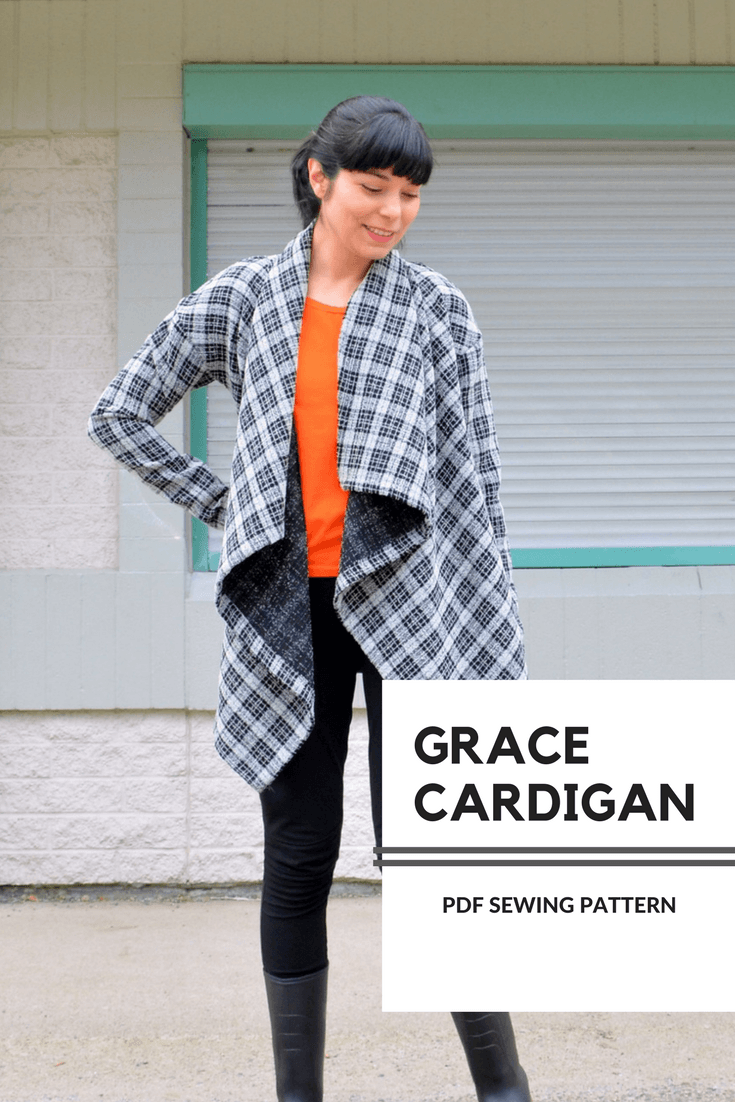 NEW PATTERN ALERT Grace Cardigan PDF sewing pattern On the Cutting