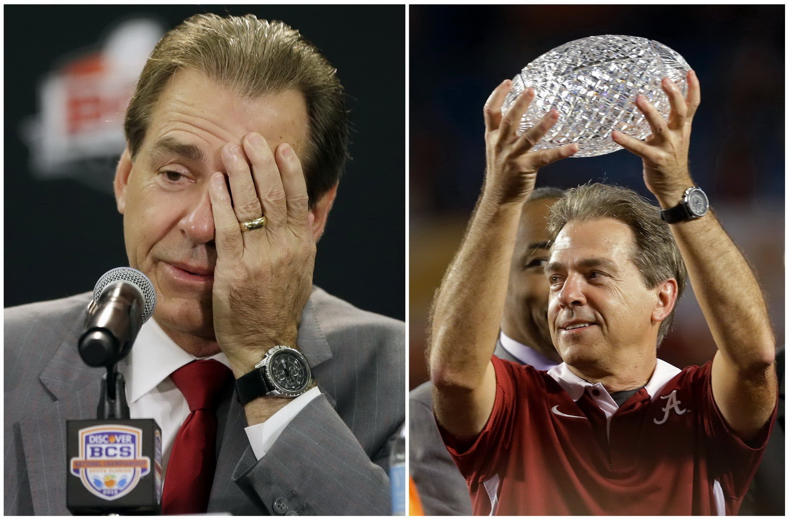 Spotted Nick Saban Wears a 95 Fossil Chronograph OnTheDash