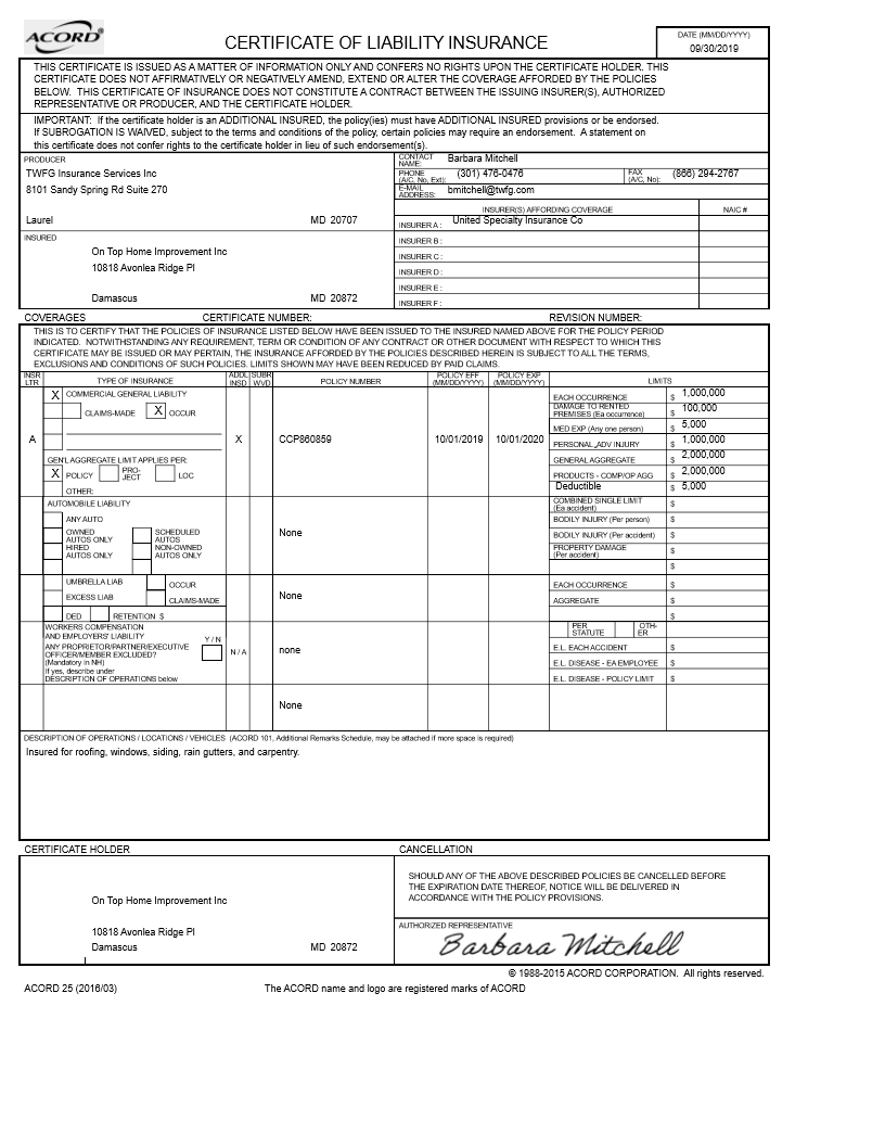 What's Included in Your Detailed Home Improvement Estimate On Top